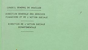 Consultez le Rapport d’activités de la Direction de la vie sociale du Conseil général de Vaucluse. 1986