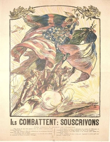 Voir l'affiche 'ils combattent : souscrivons' en plus grand