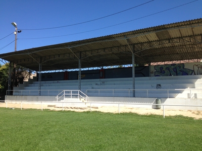Sablet, vue actuelle du stade  - Agrandir l'image (fenêtre modale)